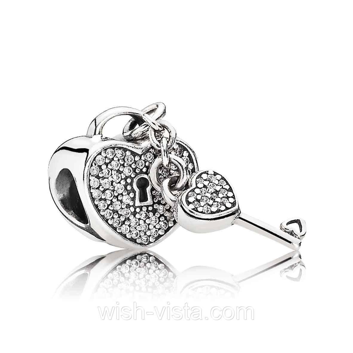 Срібний шарм No Brand 791429CZ, фото 1