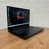 Б/в Ігровий ноутбук Б-клас HP Omen 16-n0033dx 16.1" 1920x1080| Ryzen 7 6800H| 16GB RAM| 512GB SSD NVMe| Radeon RX 6650M 8GB, фото 3