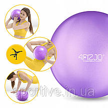 М'яч для пілатесу, йоги, реабілітації 4FIZJO 22 см Violet (P-5905973404860), фото 5