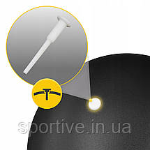 М'яч для пілатесу, йоги, реабілітації 4FIZJO 22 см Black (P-5907739310569), фото 3
