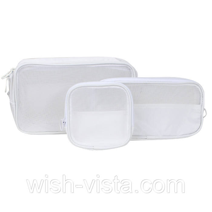 Косметички Lesko F007 3 шт White 13069-84205, фото 1