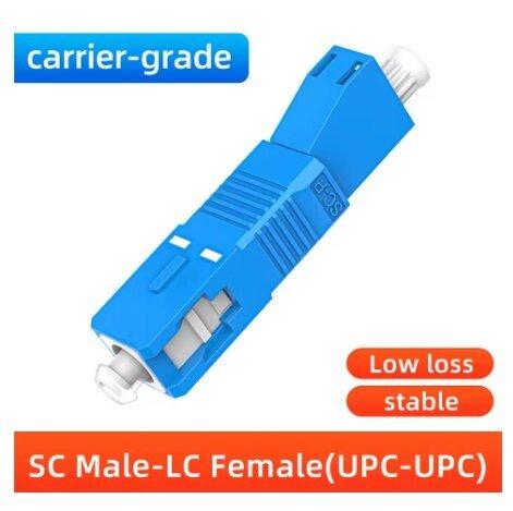 Оптико-волоконний перехідник SC/UPC-male to LC/UPC-female, одномодовий ...