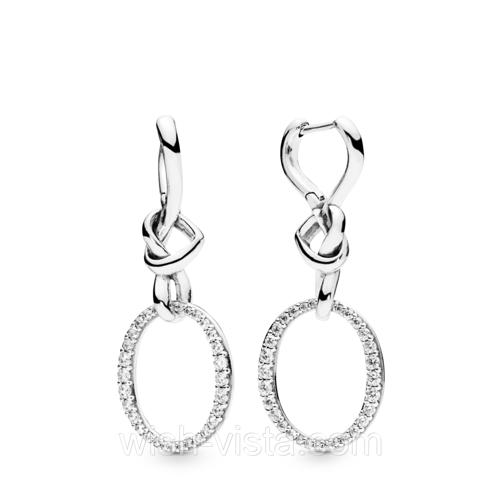 Срібні сережки No Brand Узи любові 298110CZ (1341787778), фото 1