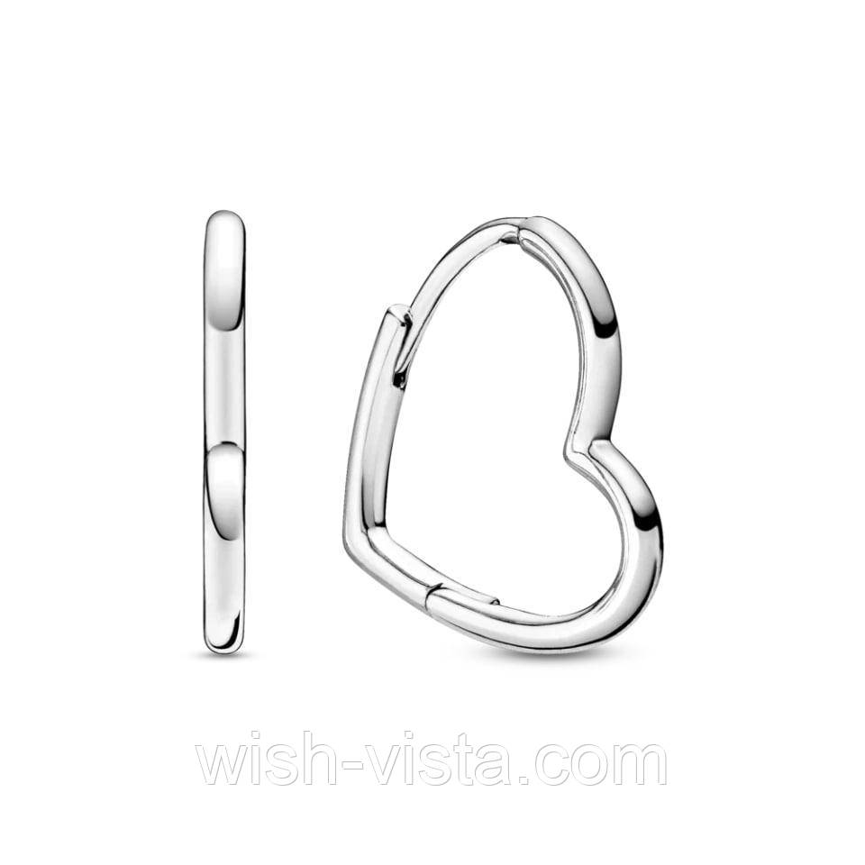 Сережки з асиметричними серцями No Brand 298307C00 (2556894748), фото 1