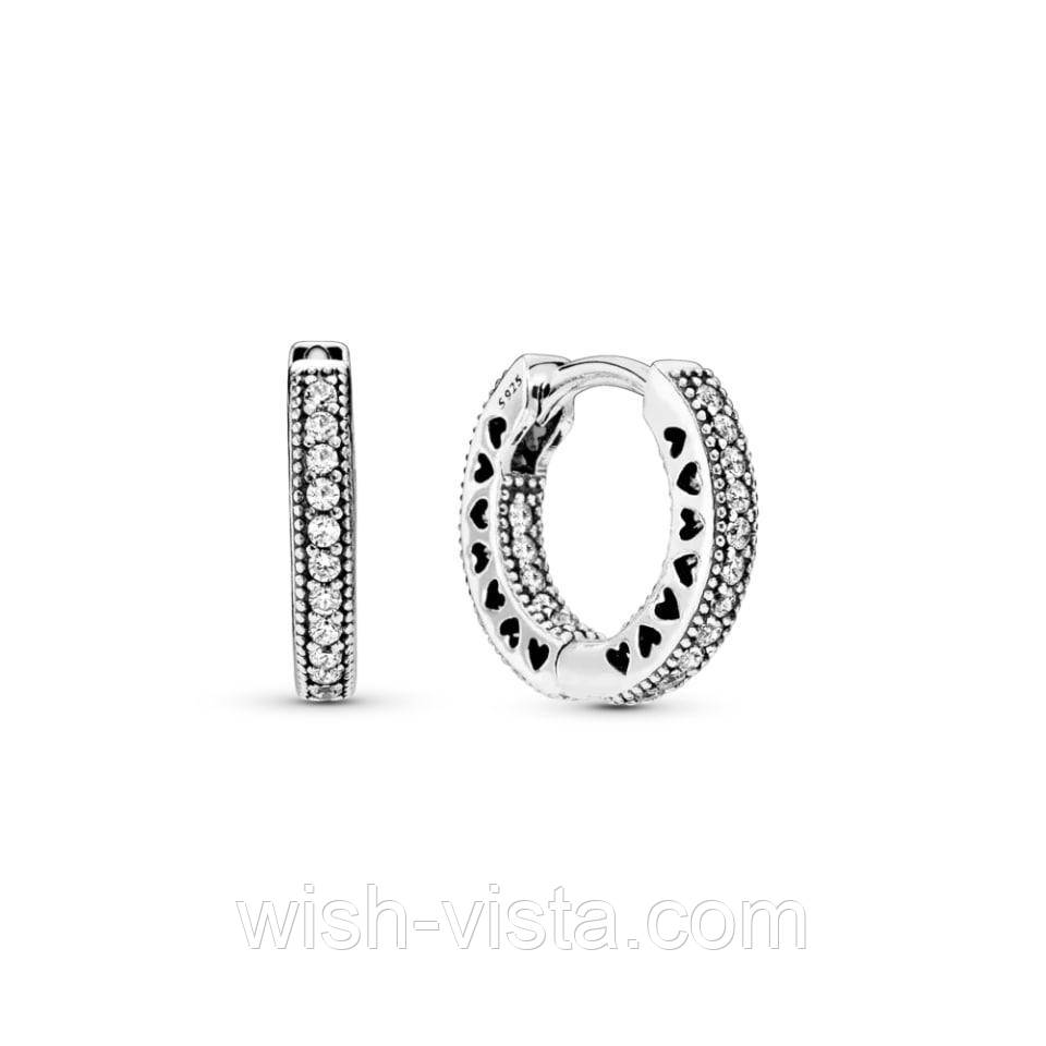 Сережки No Brand Серця 296317CZ (2558063558), фото 1