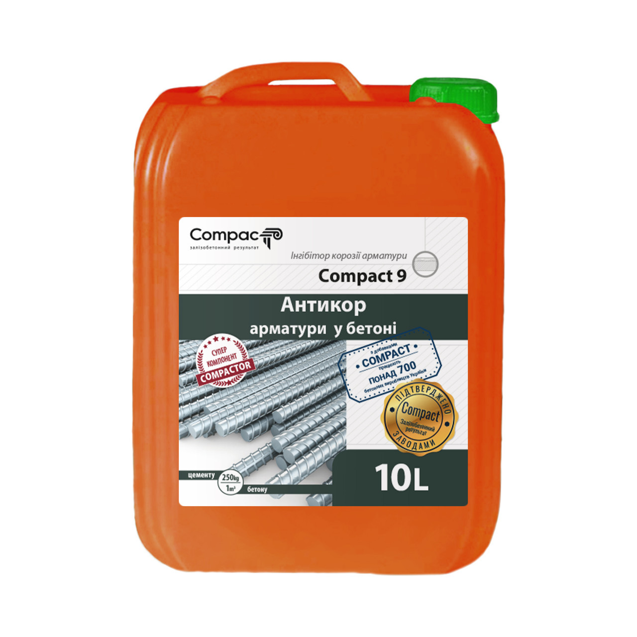 Інгібітор корозії арматури Compact 9 10 л