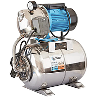 Насосна станція Vodomet Auto JSS100 1" (корпус - нерж, бак 24л. - нерж) (VO4195)