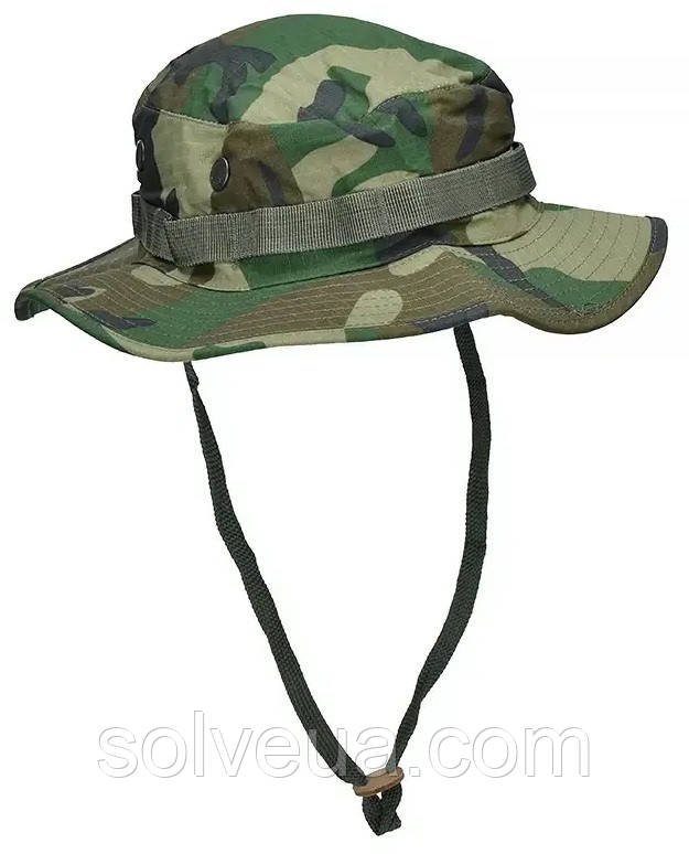 Панама кепка Mil-tec RIPSTOP WOODLAND 12325020.solve