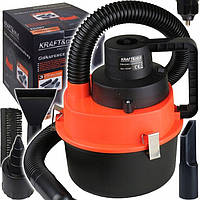 Портативний автопилосос 12V 155W з насадками і насосом Kraft&Dele KD487