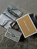 Сумка Michael Kors Jessie Small Signature Crossbody Bag білий