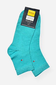 Шкарпетки чоловічі демісезонні бірюзового кольору р.40-43 202813M