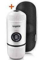 Wacaco Nanopresso Chill White + кейс портативна біла кавоварка, мелена кава ( 22243 )