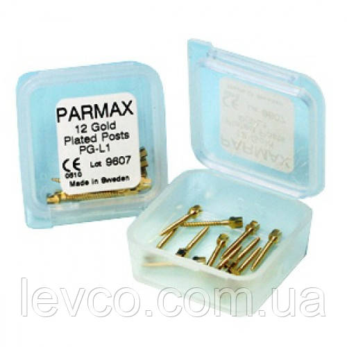 ШТИФТИ ПОЗОЛОЧЕНІ ПАРМАКС 12 ШТ,Штифт позолоченный Пармакс,Gold Platted Posts,12 ,Parmax,Швеция - фото 2 - id-p467114824