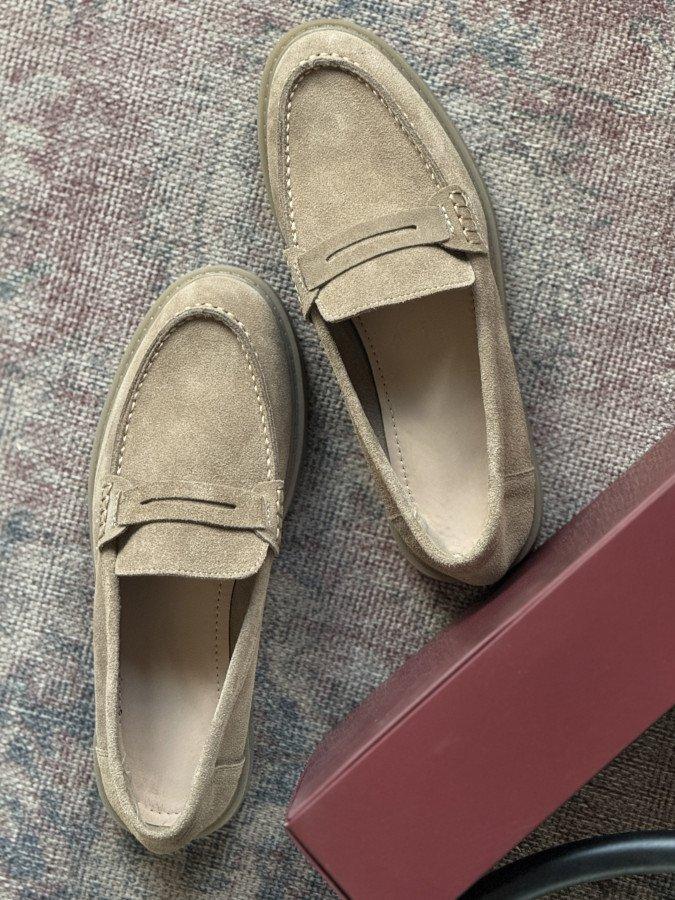 Women's loafers cream DL7295, фото 1