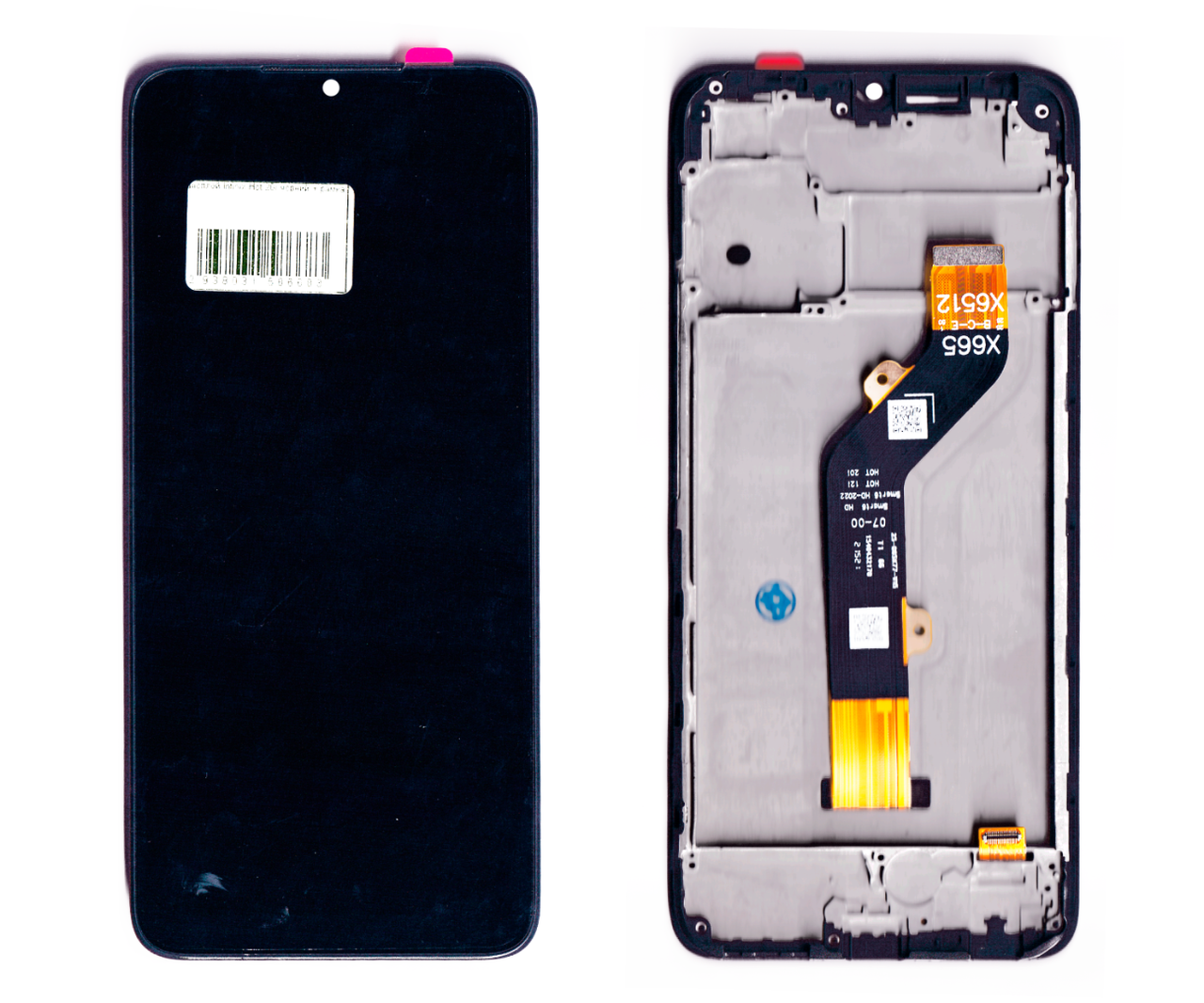 Дисплей Infinix Hot 20i чорний + рамка, фото 1