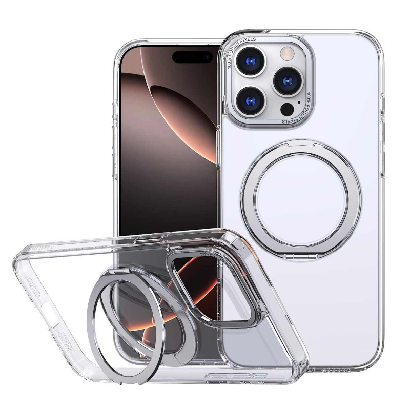 Чохол TPU+PC Empire with MagSafe and Ring для Apple iPhone 15 Pro (6.1") Clear