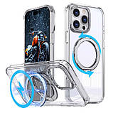 Чохол TPU+PC Empire with MagSafe and Ring для Apple iPhone 15 Pro (6.1") Clear, фото 3