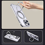 Чохол TPU+PC Empire with MagSafe and Ring для Apple iPhone 15 Pro (6.1") Clear, фото 5