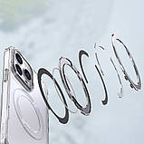 Чохол TPU+PC Empire with MagSafe and Ring для Apple iPhone 15 Pro (6.1") Clear, фото 6