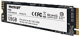 Накопичувач SSD 128 GB Patriot P300 M.2 2280 PCIe 3.0 x4 NVMe TLC (P300P128GM28) M.2 2280 DS, фото 4
