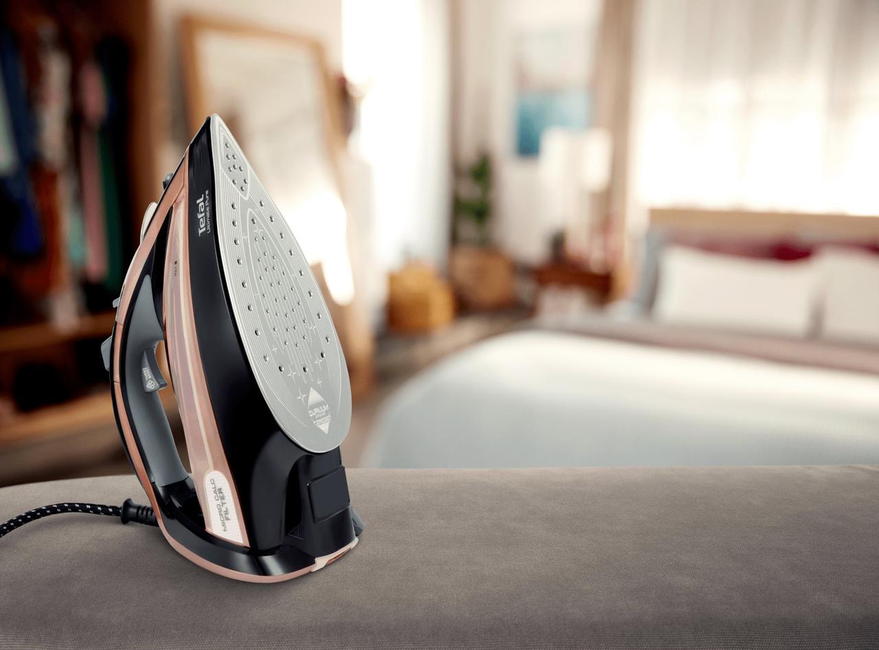 Праска Tefal Ultimate Pure FV9845E0 чорний з бежевим DS, фото 1