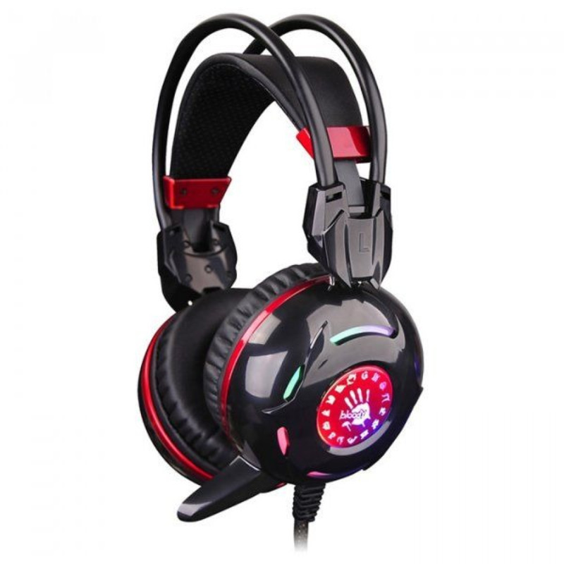 Гарнітура A4Tech Bloody G300 (Black+Red) чорний/червоний DS
