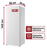 Холодильник Grifon DF-143W Білий DS, фото 3