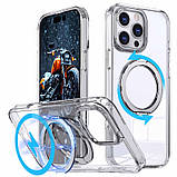 Чохол TPU+PC Empire with MagSafe and Ring для Apple iPhone 16 Pro (6.3") Clear, фото 3