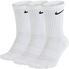 Шкарпетки тренувальні (3 шт.) Nike SX7664-100, Білий, Розмір (EU) — 42-46