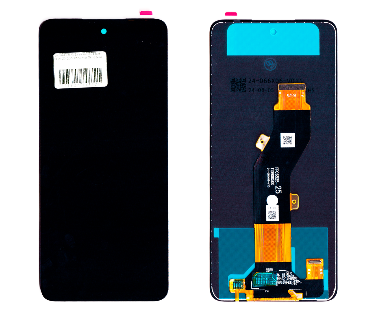 Дисплей Tecno Spark Go 2024 BG6/ Spark 20/ 20C/ Infinix Hot 40i чорний, фото 1