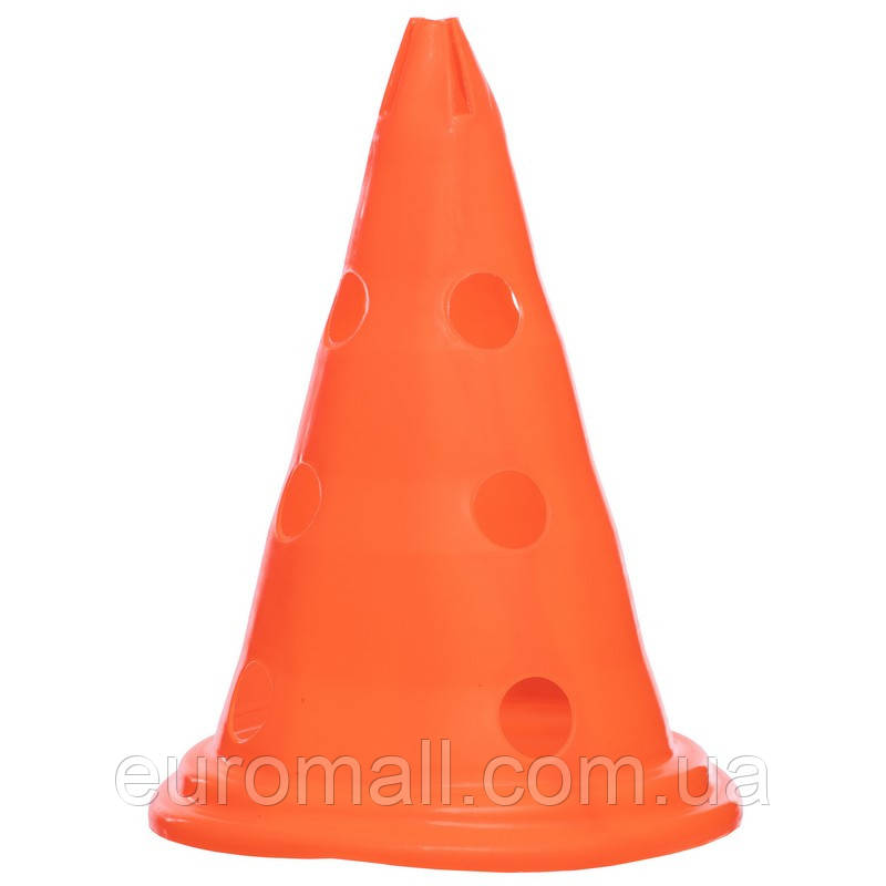 Конус з отворами для штанг 32 см C-6422-32-OR, Жовтогарячий, Розмір (EU) — 1SIZE