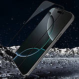 Захисне скло Nillkin (CP+ max 3D) (full glue) для Apple iPhone 16 Pro Max (6.9") Чорний, фото 5