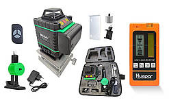 Відкалібрований Версія 2025р Hilda 4D Лазерний рівень нівелір з приймачем Huepar