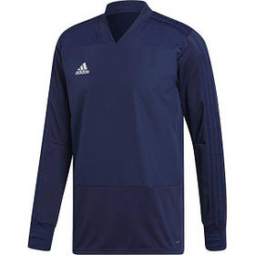 Чоловічий джемпер для тренувань Adidas Condivo 18 Training CG0386, Синій, Розмір (EU) — S
