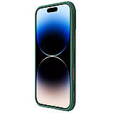 Карбонова накладка Nillkin CamShield Pro для Apple iPhone 16 (6.1") Deep Green, фото 4