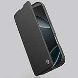 Шкіряний чохол-книжка Nillkin Qin Prop Plain Camshield для Apple iPhone 16 Pro Max (6.9") Classic Black, фото 6
