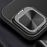 Шкіряний чохол-книжка Nillkin Qin Prop Plain Camshield для Apple iPhone 16 Pro Max (6.9") Classic Black, фото 8
