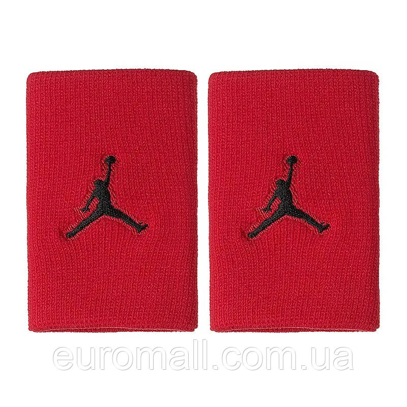 Напульсники JORDAN JUMPMAN WRISTBANDS 2 PK GYM J.KN.01.605.OS, Червоний, Розмір (EU) — 1SIZE