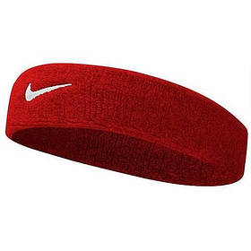 Махрова пов'язка на голову Nike NNN07-601, Червоний, Розмір (EU) — 1SIZE