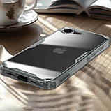 TPU чохол Nillkin Nature Pro Series для Apple iPhone 16e (6.1") Безбарвний (прозорий), фото 6