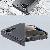 TPU чохол Nillkin Nature Pro Series для Apple iPhone 16e (6.1") Безбарвний (прозорий), фото 8