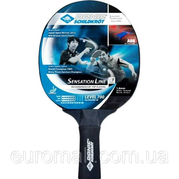 Ракетка для настільного тенісу Donic Sensation 700 734403, Синій, Розмір (EU) — 1SIZE