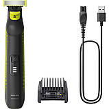 Електроверстат Philips OneBlade QP6506/15 Чорний DS, фото 10