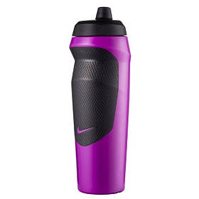 Пляшка для води Nike HYPERSPORT BOTTLE 20 OZ 600 ml фіолетово-чорна N.100.0717.551.20, Фіолетовий, Розмір