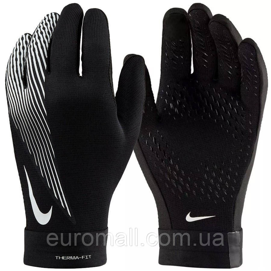 Рукавички тренувальні Nike Therma-Fit Academy HF0546-011, Чорний, Розмір (EU) — M