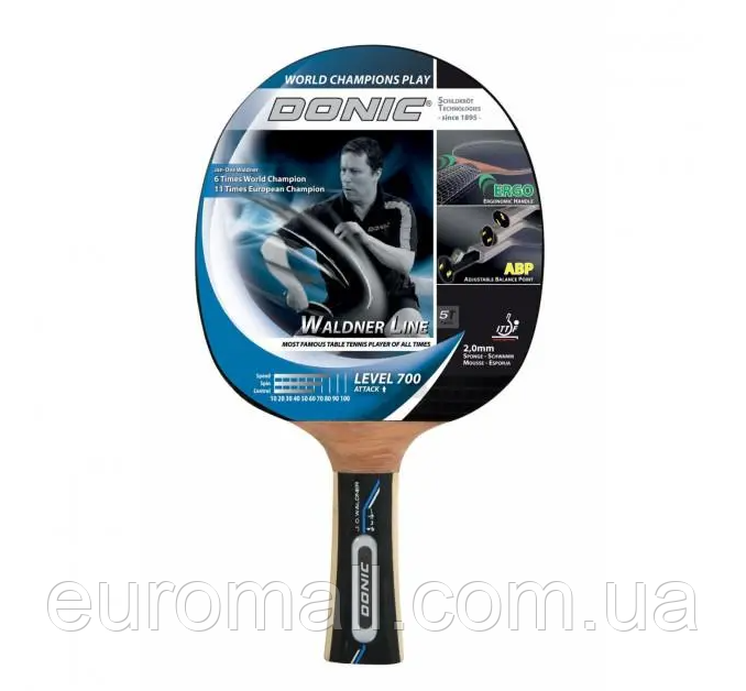 Ракетка для пінг-понгу Donic Waldner 700 new 754872, Розмір (EU) — 1SIZE