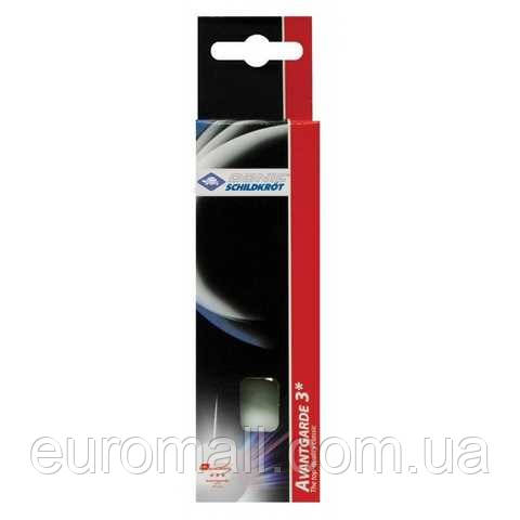 М'ячі для настільного тенісу Donic Advantgarde 3* 40 3 шт Білі 608334-40+, Білий, Розмір (EU) — 1SIZE