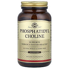 Фосфатидилхолін, Phosphatidyl Choline, Solgar, 100 капсул