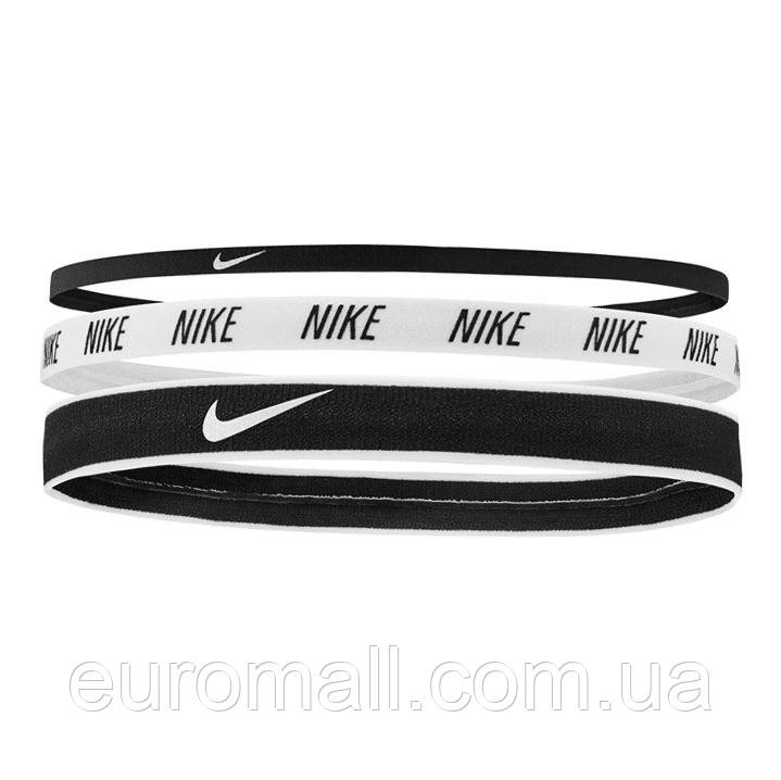 Набір із 3 пов'язок на голову Nike змішаної ширини N.000.2548.930.OS, Білий, Розмір (EU) — 1SIZE