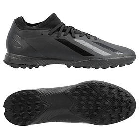 Сороконіжки Adidas X Crazyfast.3 Turf Shoes Black ID9336, Чорний, Розмір (EU) — 43 1/3